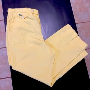 Lacoste 🐊 IZOD vintage classic yellow pants